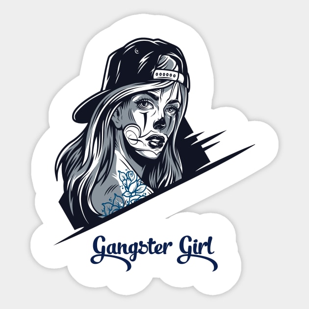 Gangster girl Sticker by This is store